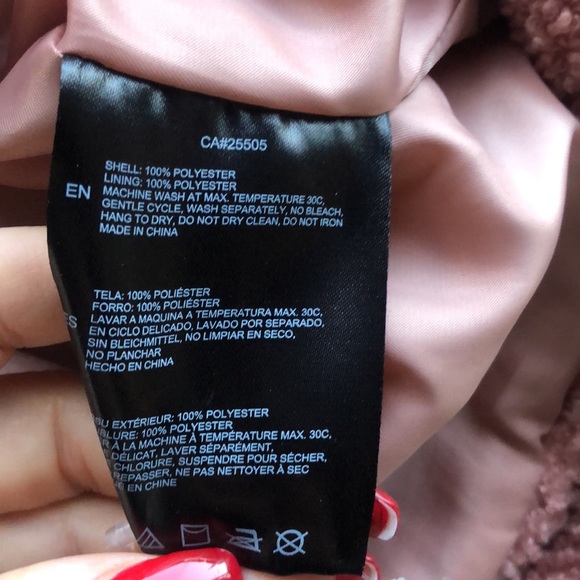 NEW Noize Jackets & Coats Noize Miley Women's Short Length Faux Sherpa - Picture 13 of 13